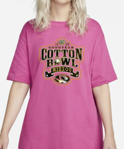 2023 Goodyear Cotton Bowl Mizzou Missouri Tigers T-Shirt4