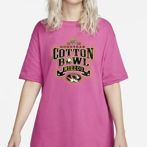 2023 Goodyear Cotton Bowl Mizzou Missouri Tigers T-Shirt4