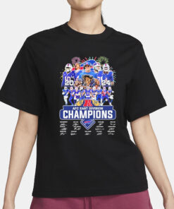 2024 Afc East Division Champions Bills Team Name Player T-Shirt1