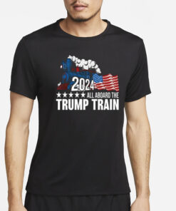 2024 All Aboard The Trump Train T-Shirt4