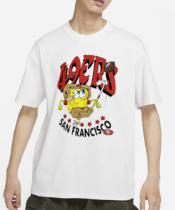 49ers Super Bowl LVIII X Spongebob Squarepants T-Shirt