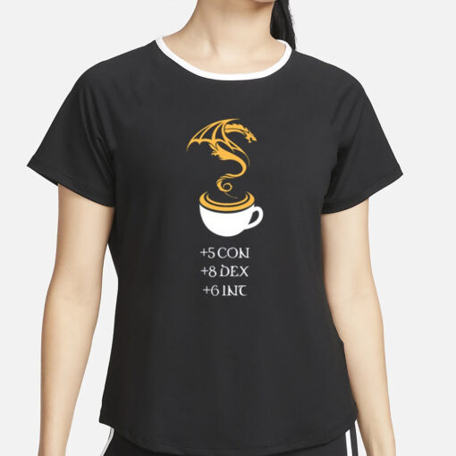 5 Con 8 Dex 6 Inc Coffee T-Shirt2