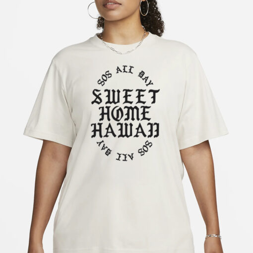 808ALLDAY SHH PABLO HAWAII WHITE T-SHIRT3