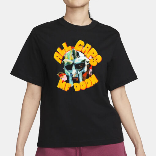 All Caps Mf Doom T-Shirt1