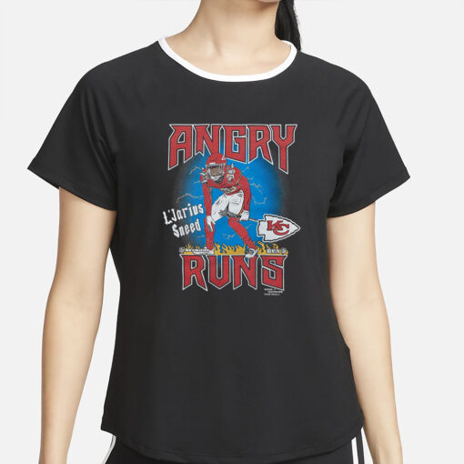 Angry Runs Chiefs L’jarius Sneed T-Shirt4