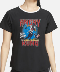 Angry Runs Texans Nico Collins T-Shirt2