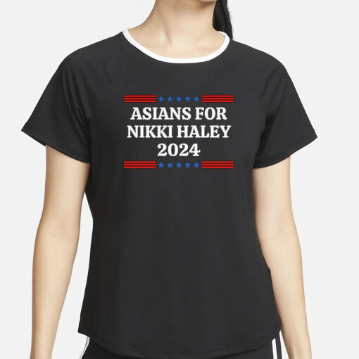 Asians For Nikki Haley 2024 T-Shirt2