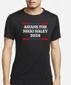 Asians For Nikki Haley 2024 T-Shirt4