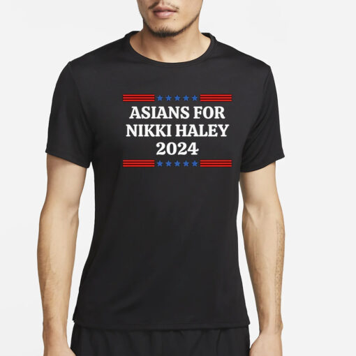 Asians For Nikki Haley 2024 T-Shirt4