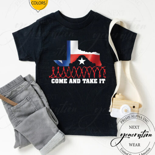 Attorney General Ken Paxton Come And Take It Razor Wire Texas T-Shirt4