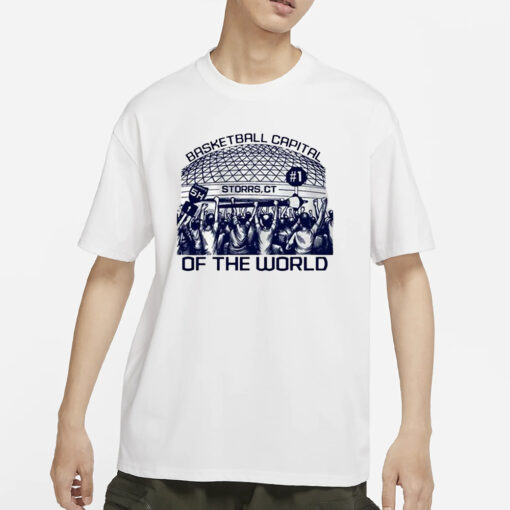 Basketball Capital Storrs Ct Of The World T-Shirt