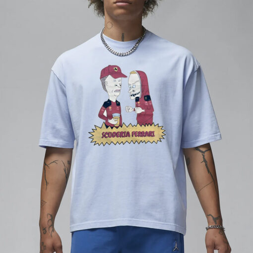 Beavis & Butthead Scuderia Ferrari T-Shirt1