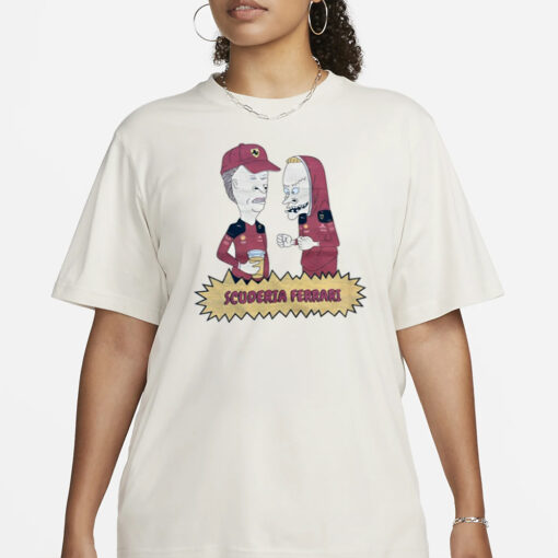 Beavis & Butthead Scuderia Ferrari T-Shirt3