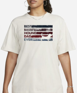 Best Dog Dad Ever Father Basset Hound Accent T-Shirt1