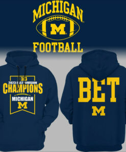 Big Ten 2023 East Division Champions Bet Michigan Hoodie