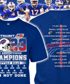 Bills AFC East Division Champions Won Not Done Shirt