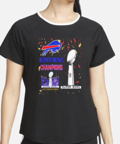 Bills Super Bowl Champions LVIII Las Vegas 2024 T-Shirt2