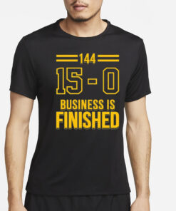 Business Is Finished Triblend T-Shirt2