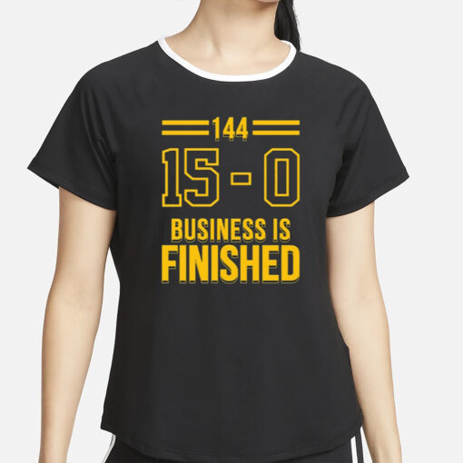 Business Is Finished Triblend T-Shirt4