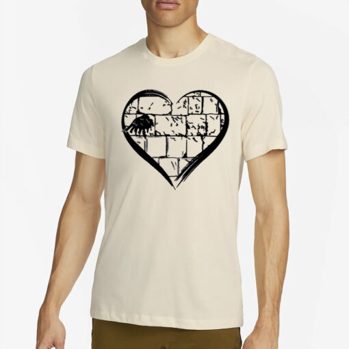 Candleandstrap My Heart Is In The Holy Land T-Shirt4