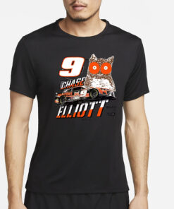 Chase Elliott #9 Hooters Youth Gray T-Shirt2