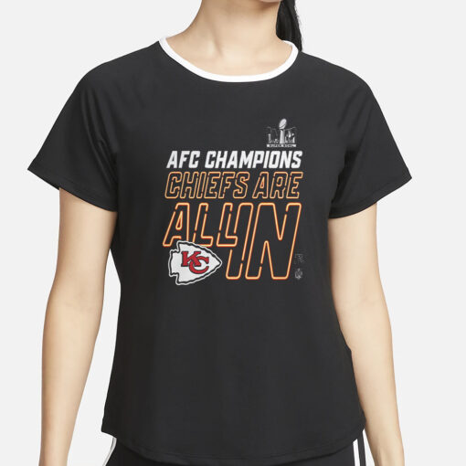 Chiefs Are All In AFC Champions 2023 T-Shirt2