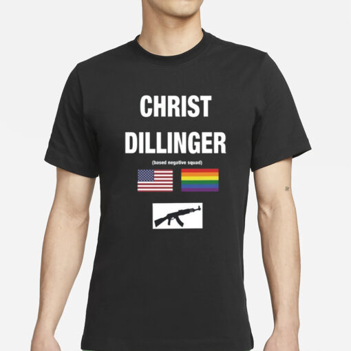 Christ Dillinger Based Negative Squad T-Shirt1