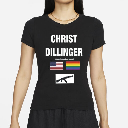 Christ Dillinger Based Negative Squad T-Shirt2