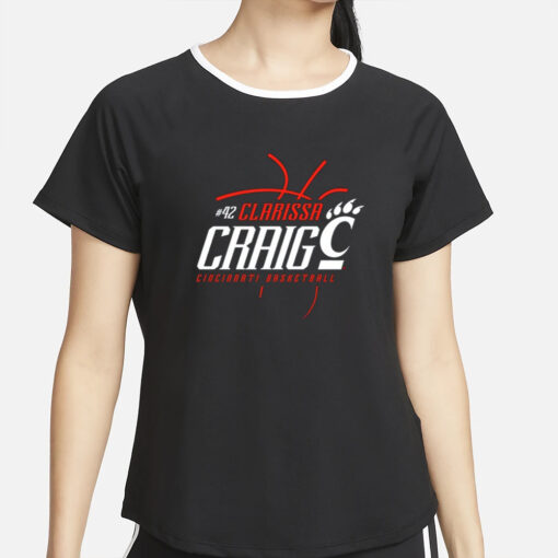 Cincyshirts Clarissa Craig Uc Down The Paint T-Shirt2