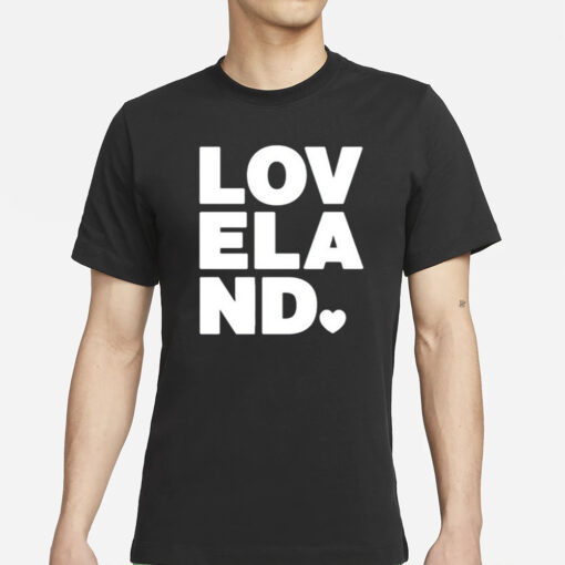 Cincyshirts Lov Ela Nd White Ink T-Shirt