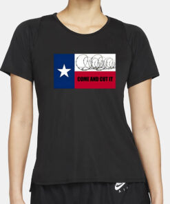 Come And Cut It Texas Border Razor Wire T Shirt4