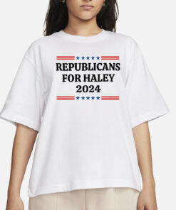 Cool & Unique Gifts Nikki Haley Republicans For Haley 2024 T Shirt2