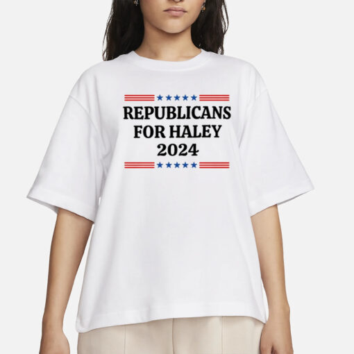 Cool & Unique Gifts Nikki Haley Republicans For Haley 2024 T Shirt2