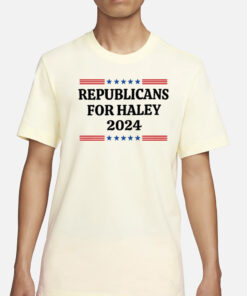 Cool & Unique Gifts Nikki Haley Republicans For Haley 2024 T Shirt4