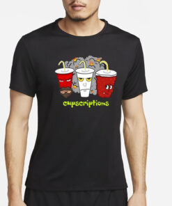 Cups And Aqua Teen Hunger Force Cupscriptions T-Shirt4