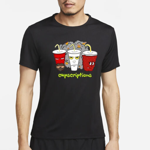 Cups And Aqua Teen Hunger Force Cupscriptions T-Shirt4