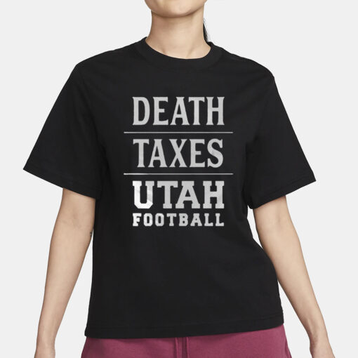 Death Texas Utah Football T-Shirt3