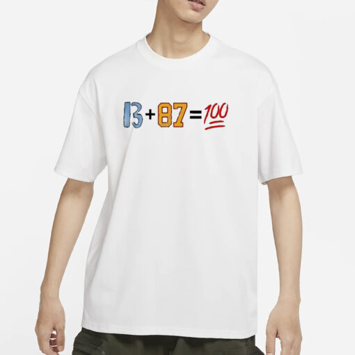 Design Obvious 13+87=100 T-Shirt