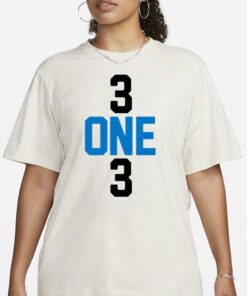 Detroit Lions Three One Three T-Shirt3