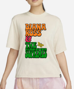 Diana Ross And The Supremes Stacked Butterfly T-Shirt4