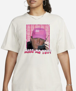 Donald Trump Pink Holding Phone Miss Me Yet T-Shirt1