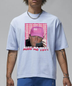 Donald Trump Pink Holding Phone Miss Me Yet T-Shirt3