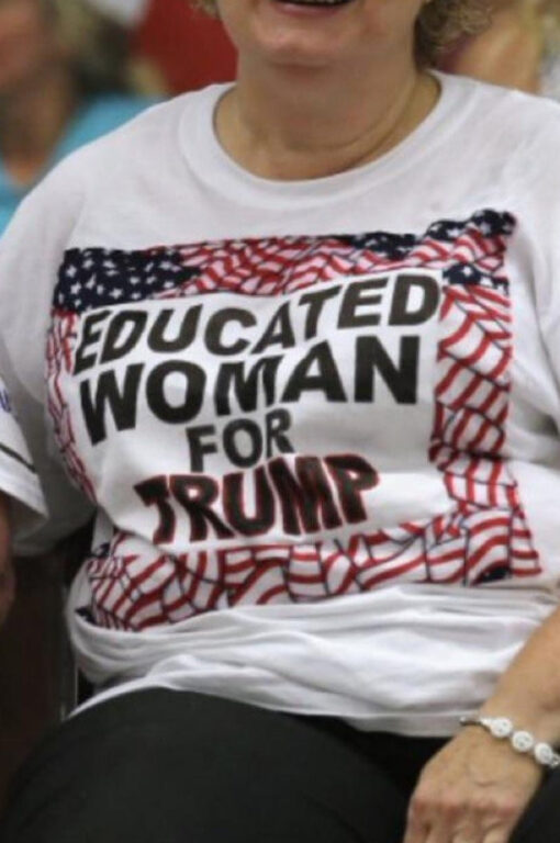 Educated Man For Trump Shirt1