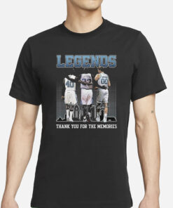 Eric Montross Davis Jordan Basketball Legend Thank You For The Memories T-Shirt