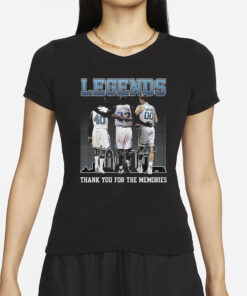 Eric Montross Davis Jordan Basketball Legend Thank You For The Memories T-Shirts