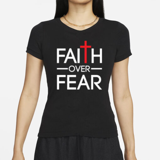 FAITH OVER FEAR MEN'S T-SHIRTS