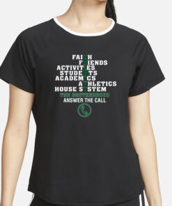 Faith Friends Activities Students Academics Athletics House System Trinity T-Shirt2