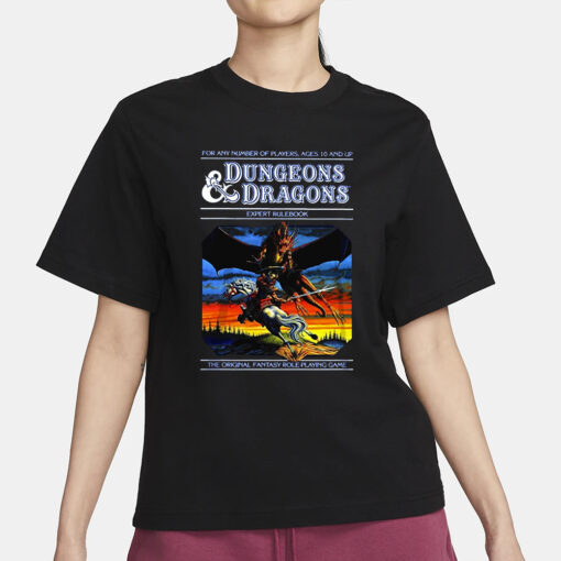 For Any Number Of Player Ages 10 And Up Dungeons Dragons T-Shirt1