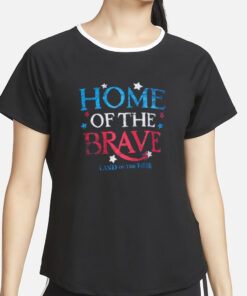 Fourth of July Men's & Big Men's Home of the Brave Graphic T-Shirt 2