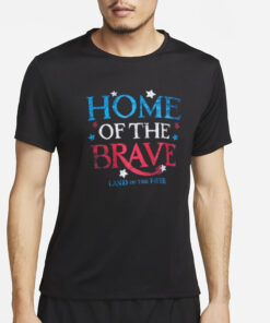 Fourth of July Men's & Big Men's Home of the Brave Graphic T-Shirt 4